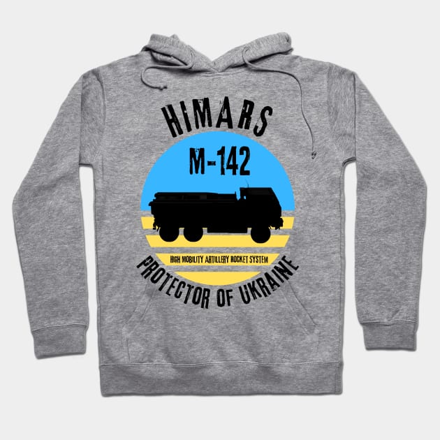 HIMARS-Protector of Ukraine Hoodie by Myartstor 